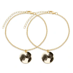 Kit pulseira Medalha M