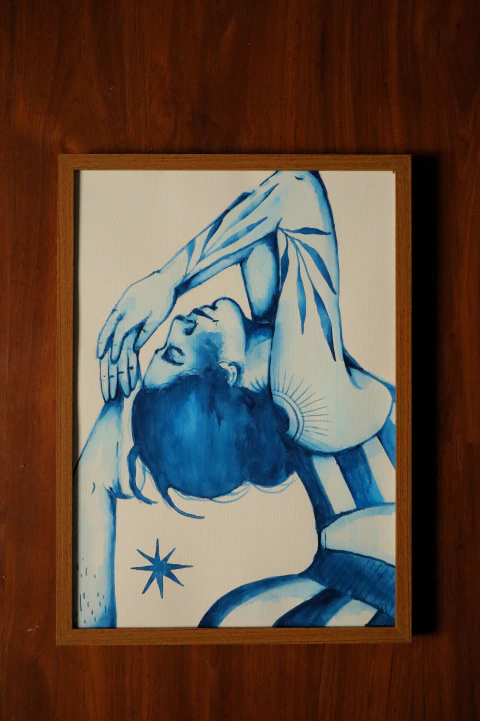 Aquarela - Yogini IV - comprar online