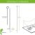 Soporte para luces de jardín (guirnalda) en internet