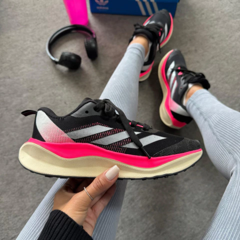 Tênis Adizero Boston 12 - Preto com Rosa - comprar online