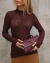 Blusa Renda Vinho