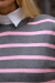 Blusa de Tricot Listrada - Rosa Bardô