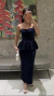 Saia Midi Azul - comprar online