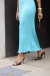 Vestido Midi Celeste na internet
