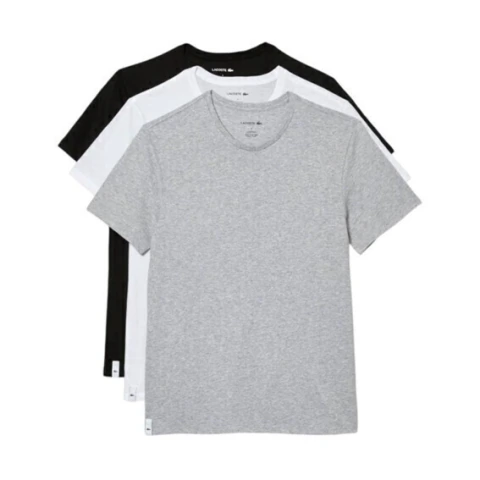 Camisa Lacoste 100% Algodao - Pack 3 Unid