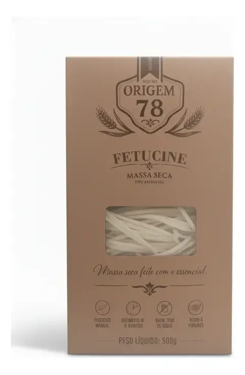 Origem 78 Fetucine 500g - Farfalle