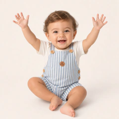 Conjunto Body e Jardineira — Charme Também é Coisa de Menino na internet