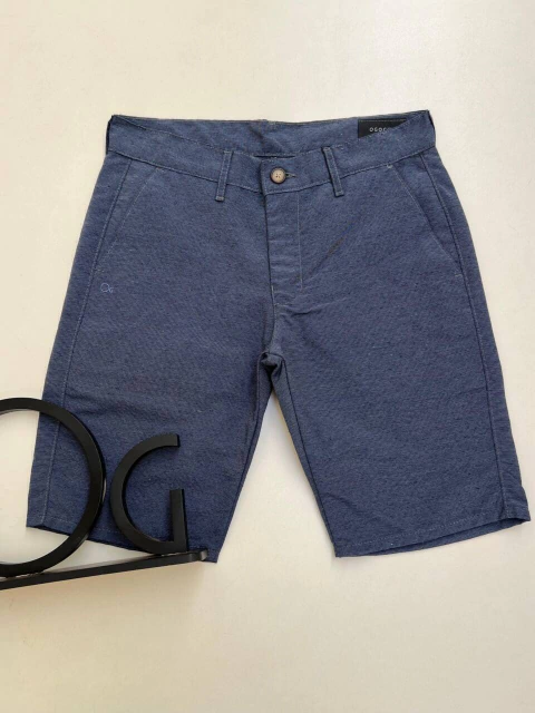 Bermuda Masculina Ogochi Casual Color Azul 0004