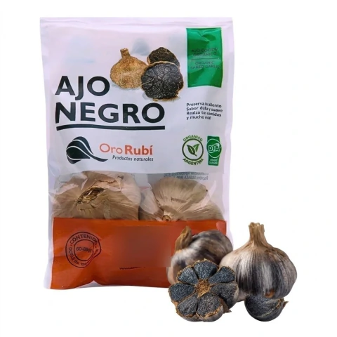 Ajo Negro Orgánico Oro Rubí 60-80gr - comprar online