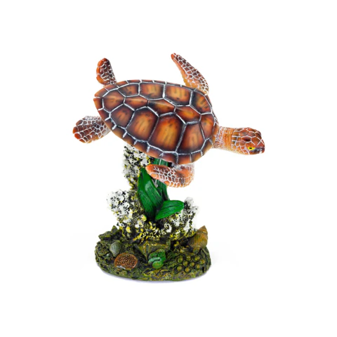 Adorno Tortuga nadando