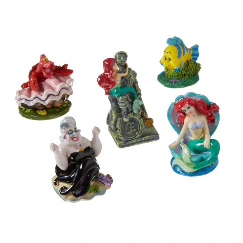 Pack de 5 mini adornos Saga La Sirenita