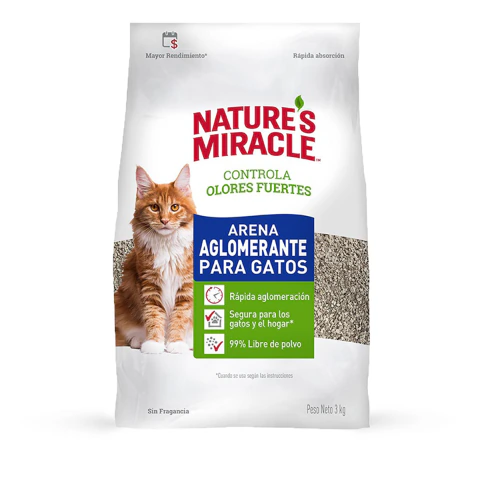 Piedras Sanitarias Aglomerantes 3kg Natures Miracle - comprar online