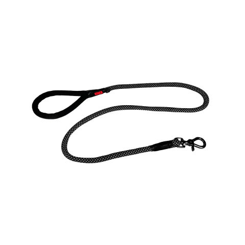Kong Correa Soga Alpina de Nylon Trenzado Reflecivo color NEGRO - comprar online