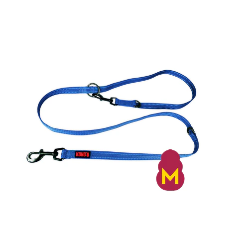 Kong Correa Ajustable de Nylon color AZUL tamaño MEDIUM - comprar online