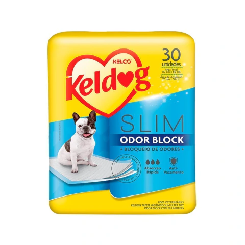 TAPETE HIGIENICO SLIM ODOR BLOCK 30 UN KELDOG