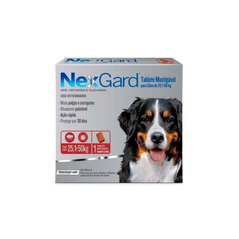 NEX GARD 25 A 50 KG 3 UNIDADES