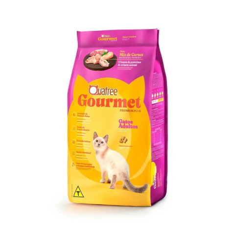 RAÇÃO QUATREE GOURMET GATOS AD CARNE 10,1KG