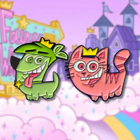 Pin Pareja - Cosmo y Wanda