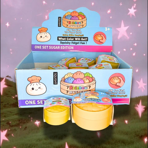 Squishy Dumpling | Pequeño o Grande con Glitter