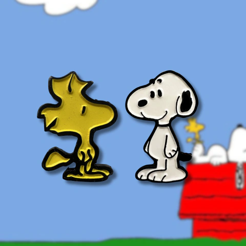 Pin Pareja - Snoopy y Emilio