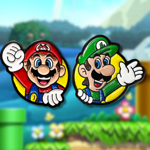 Pin Pareja - Mario y Luigi