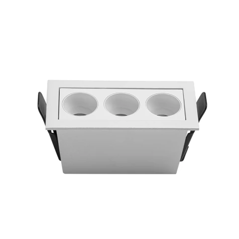 Spot LED Powerus Embutir 3 Leds 6W 3000K Branco 6788 - Nordecor