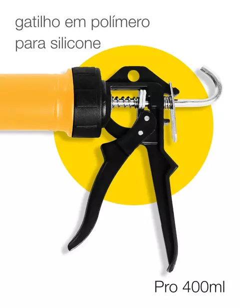 Aplicador Pro de Silicone e PU 400ml - Impulsor Duplo - comprar online