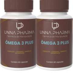 Kit 2x Ômega 3 Plus Vitaminas Coezima Q10 120 Cápsulas