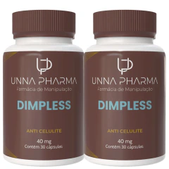 Kit 2x Dimpless 40mg Anticelulite 60 Cápsulas