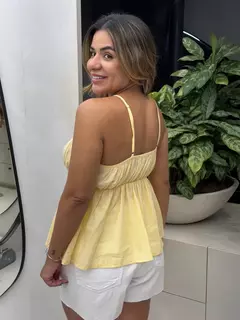 BLUSA REGATA SOPHIA AMARELA na internet