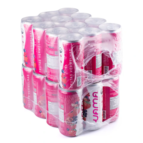 24 Pack UAMA Red Berry Hug 269ml | Refri Prebiótico de Frutas Vermelhas Rico em Fibras 10% OFF