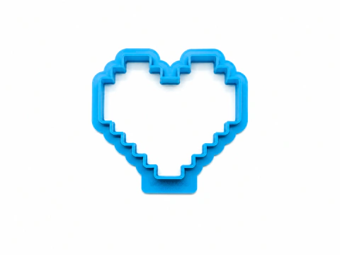 CORAZON PIXEL CORTADOR | OBSIDIANA