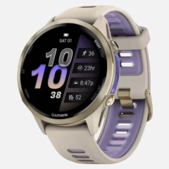 Garmin Forerunner 970 Dourado em Titânio Suave