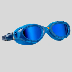 Oculos Natacao Zoggs Predator Flex Lente Titanium - Azul na internet