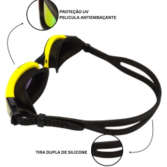 Óculos Natação Offshore Polarized Mirror Águas Abertas Hhead COR:AMARELO - comprar online