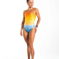 Maio Swim Woom Feminino IV SUNSET Laranja - AD2 TRI Outlet 
