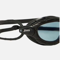 Oculos Natacao Zoggs Predator Lente Fume - Preto Tamanho:Regular - comprar online