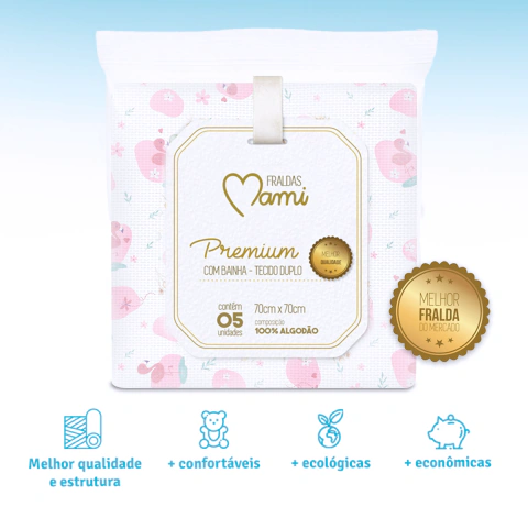 FRALDA PREMIUM MAMI 0751 NEUTRO