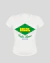 T SHIRT FEMININA - BRASIL VERDE E OURO