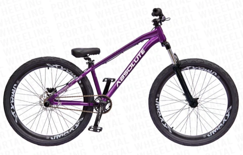 BICICLETA ABSOLUTE BRUTUS ARO 26 - ROXA E PRETA COM FREIO HIDRÁULICO SHIMANO - comprar online