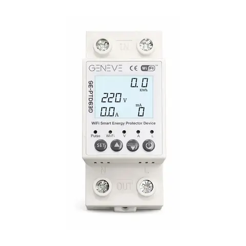 PROTECTOR DE TENSIÓN GENEVE RIEL DIN 63A - GE-PTD63D - comprar online