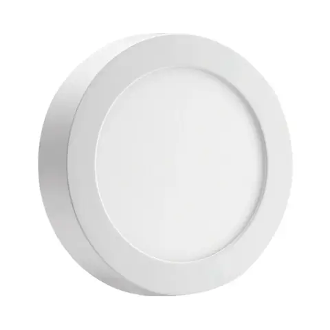 PANEL DE SUPERFICIE LED REDONDO 24W LUZ CALIDA - GE-PL24RC-BL