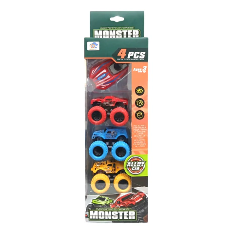 Kit De Carros Com Lançador Sortido