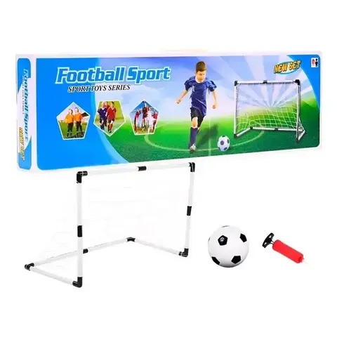 Kit Trave de Futebol com Bola e Bomba de Ar