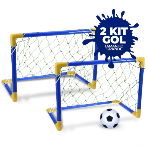 2 Kits De Futebol Com Gol e Bola JR