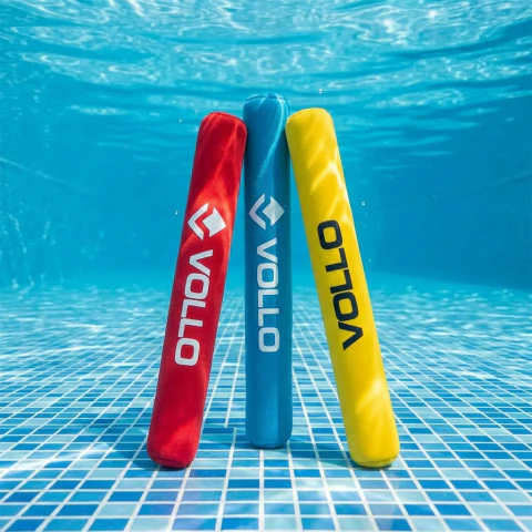 Bastões de Mergulho Vollo Kit com 3 Peças Brinquedo para Piscina Treinamento de Natação e Mergulho