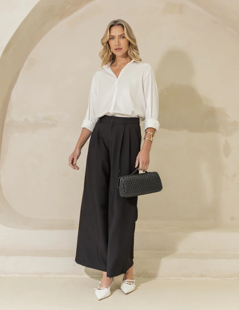 Calça Alfaiataria Elegance Preta