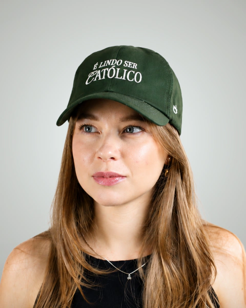 Boné Dad Hat Eu Sou Católico - É Lindo Ser Católico