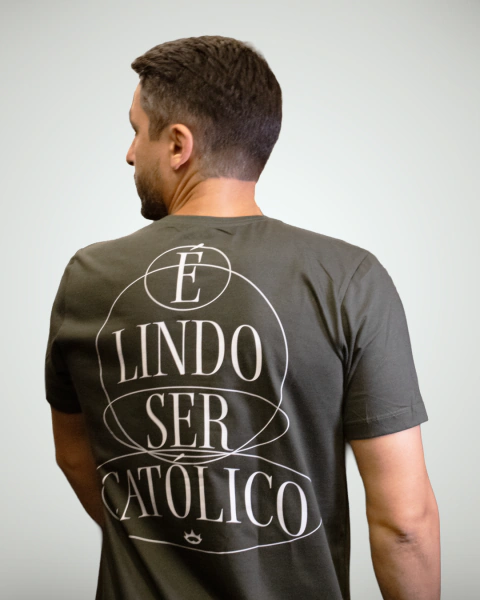 Camiseta Eu Sou Católico - É Lindo Ser Católico