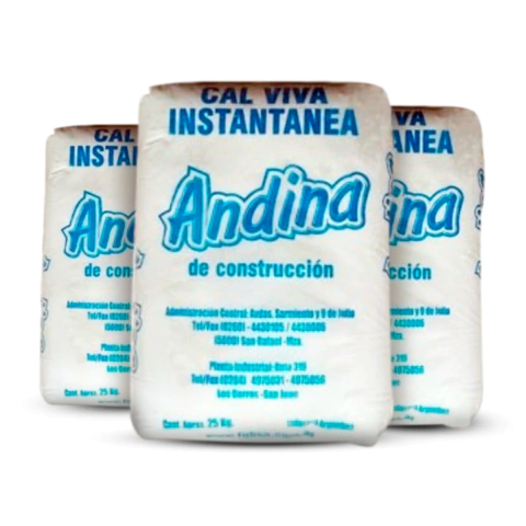 CAL VIVA INSTANTÁNEA ANDINA x25 Kg